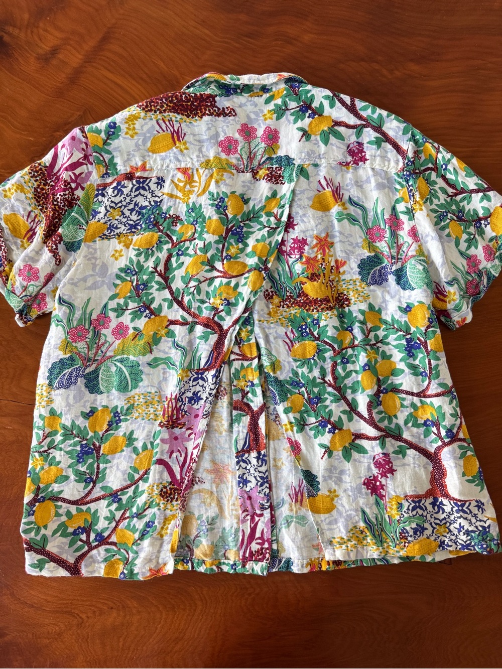 Maeve Multicolor Tropical Print Button-Up Shirt - Picture 2 of 6
